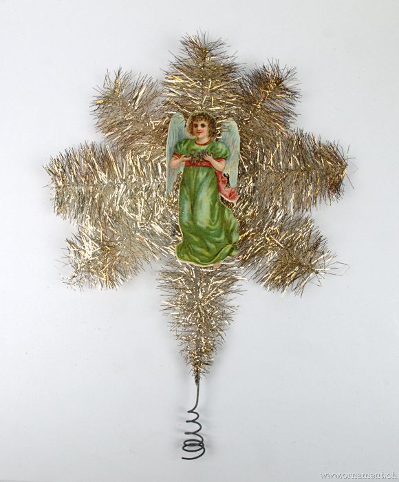Tinsel Star with Angel Scrap