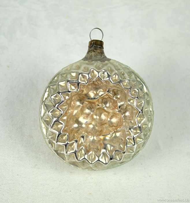 Indented Glass Ornament