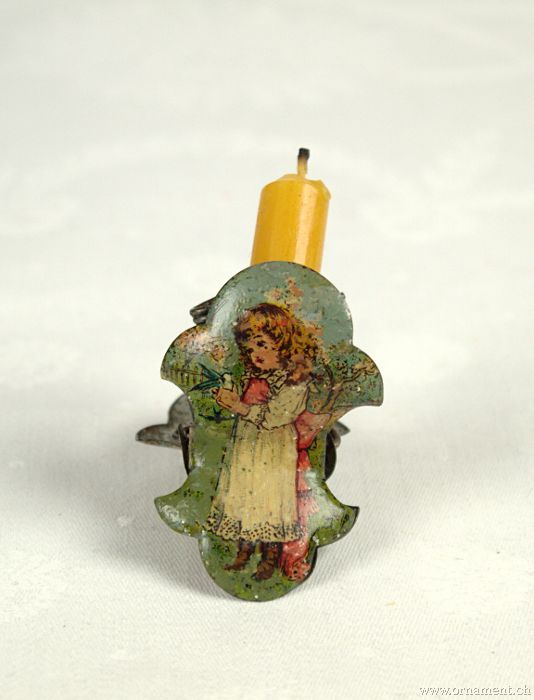 Candleholder Clip  with Girl