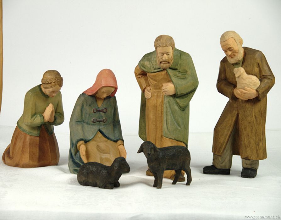 Crib Figurines from Brienz, Switzerland