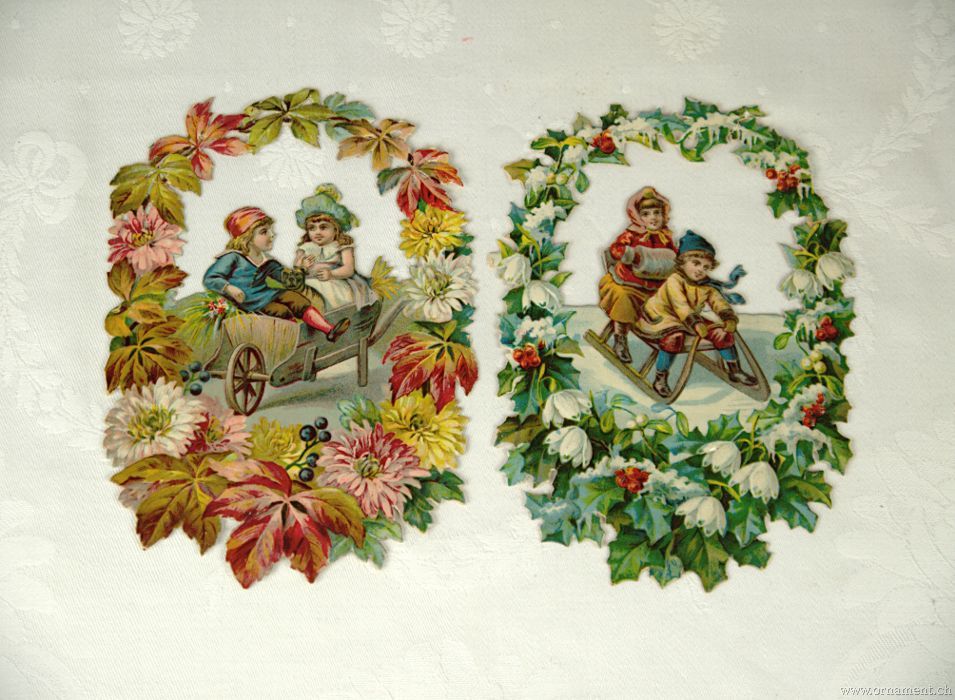 Children in Flower Wreath