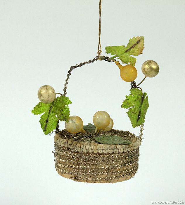 Basket with Grapes