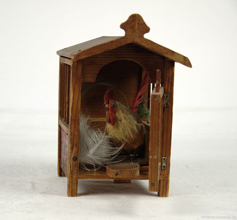 Hen House with Cock