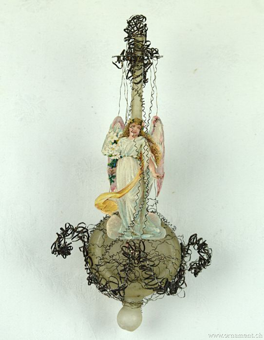 Glass Ornament with Angel