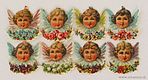 Eight Angel Heads (Sheet)