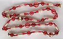 Red Glass Beads Chain
